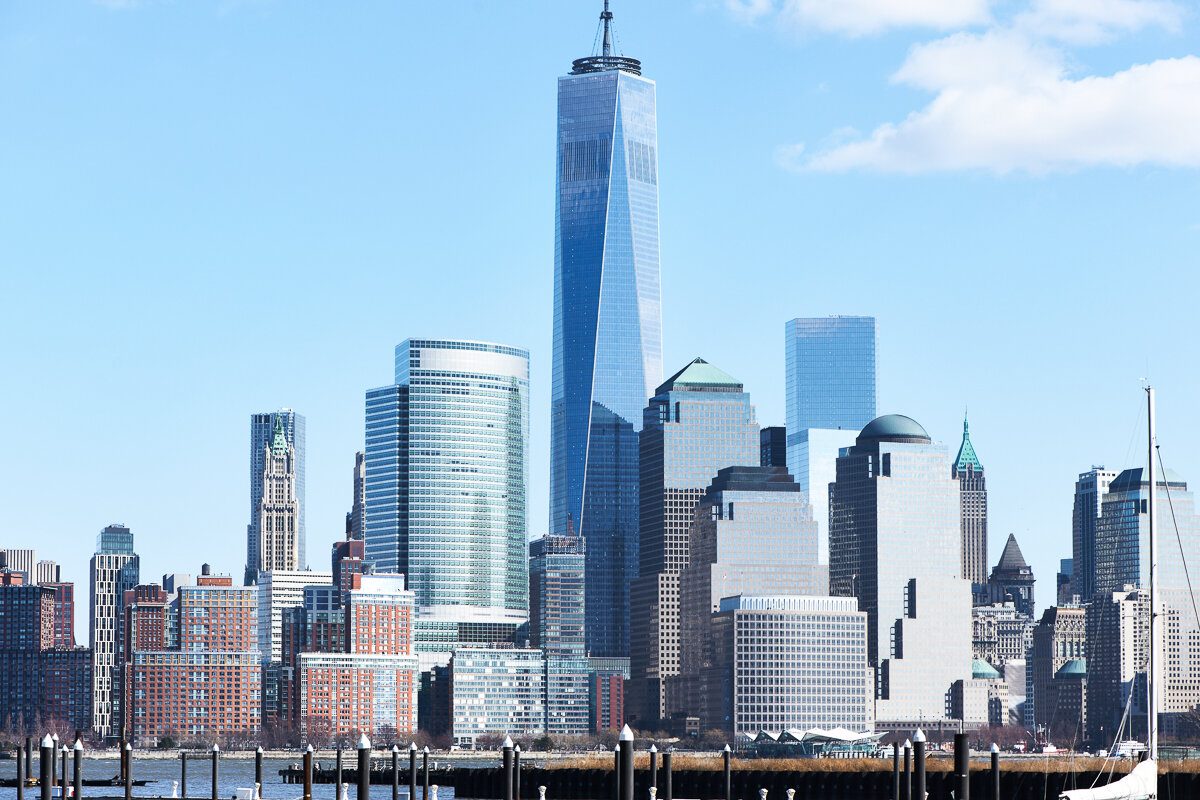 Le One World Trade Center dans la skyline du sud de Manhattan