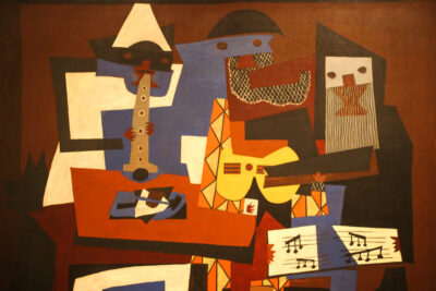 Peinture des Trois Musiciens de Picasso exposée au MoMA de New York