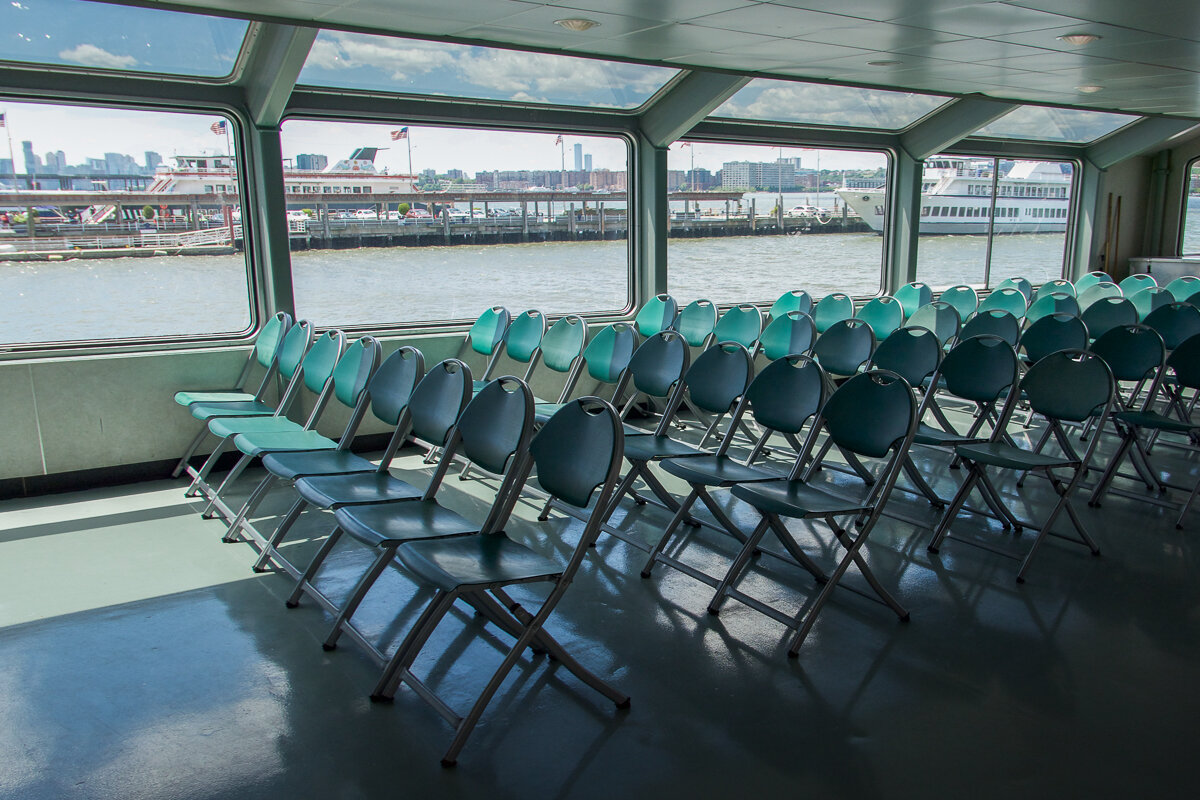 Intérieur d'un bateau de croisière à New York