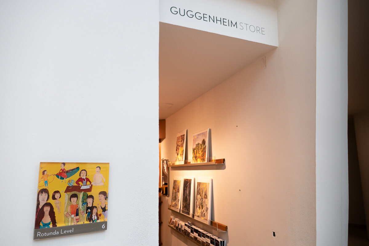 Boutique de souvenirs du musée Guggenheim