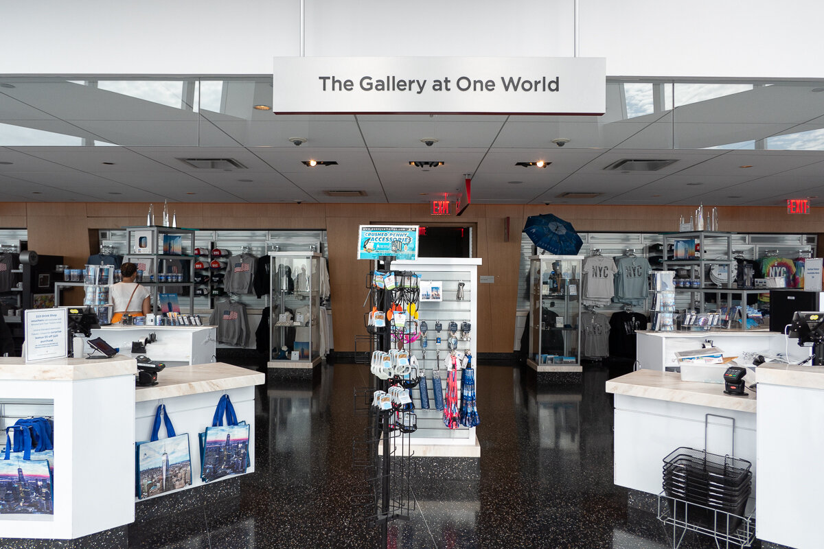 Boutique de souvenirs du One World Observatory