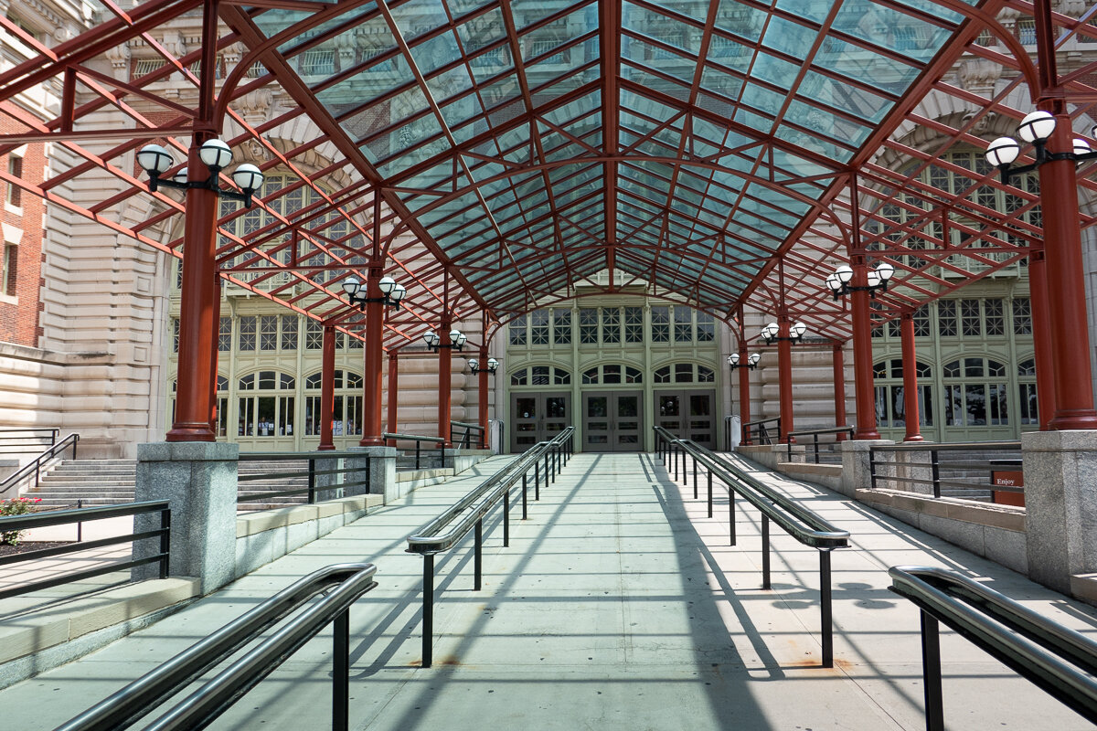 Entrée du musée de l'immigration d'Ellis Island