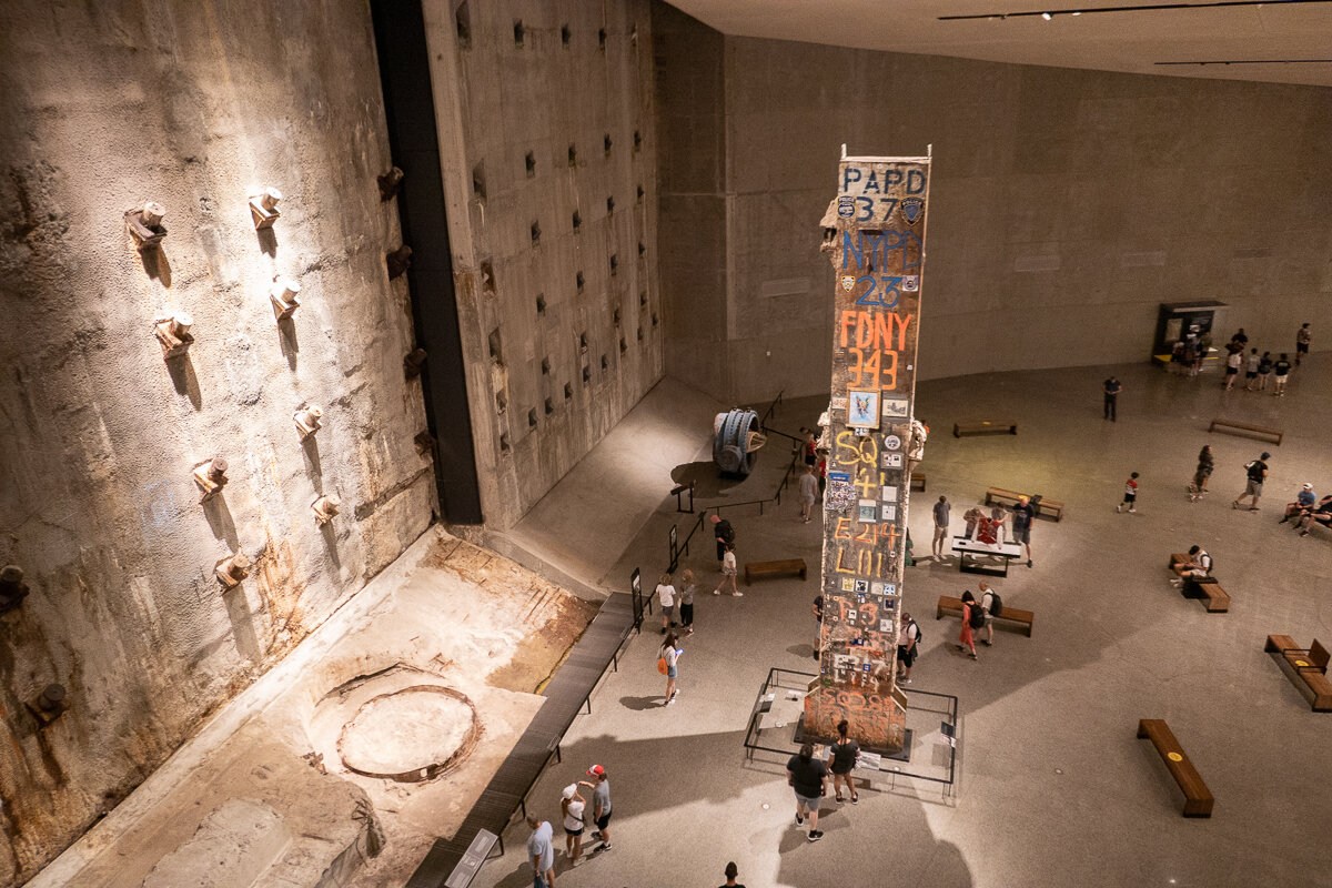 Intérieur du musée du 11 septembre