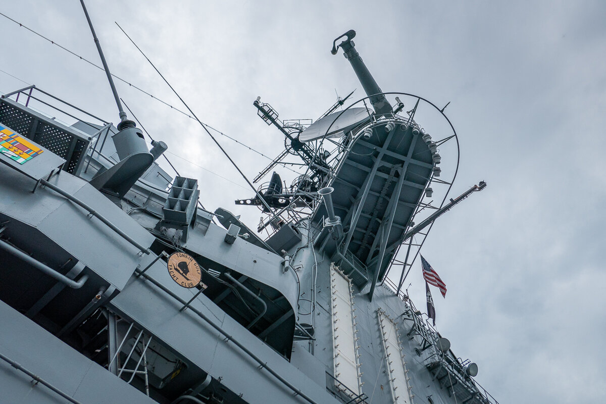 Radars sur l'Intrepid à New York