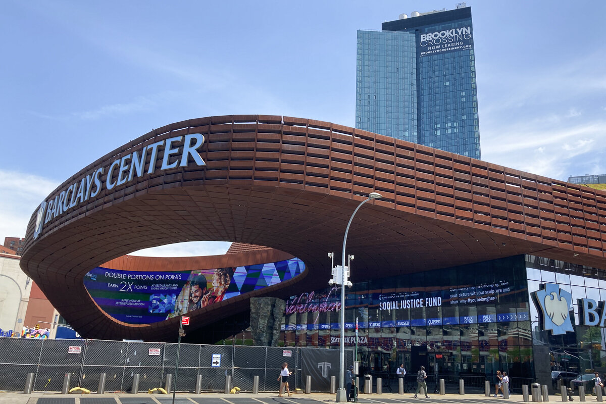 Stade de basketball du Barclays Center à New York