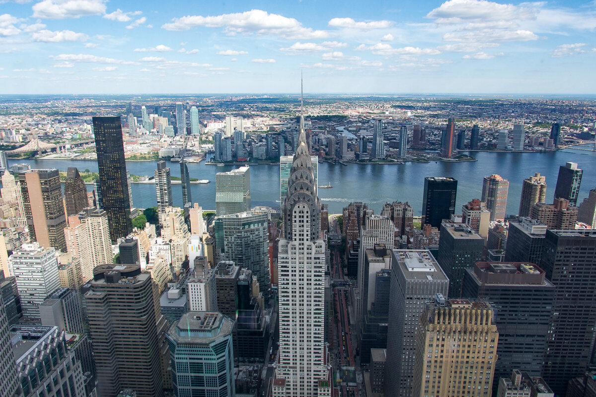 Vue sur le Chrysler Building depuis le SUMMIT One Vanderbilt