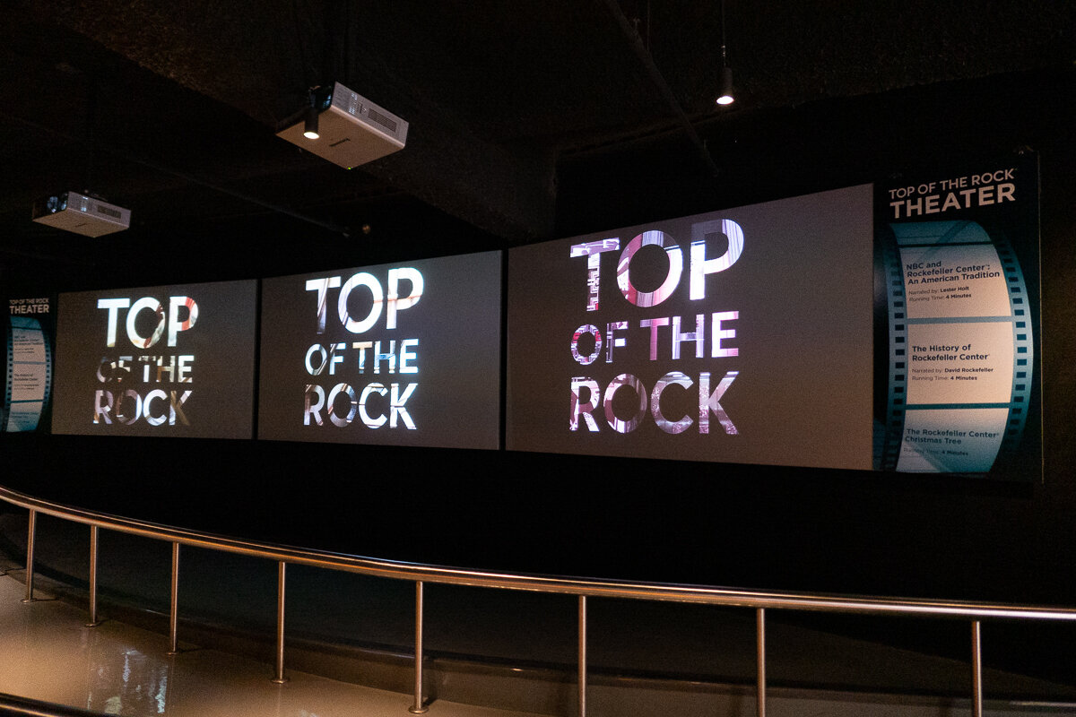 Théâtre à l'intérieur du Top of the Rock