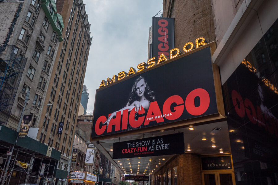 Théâtre du spectacle Chicago à Broadway