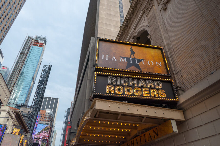 Théâtre du spectacle Hamilton à New York