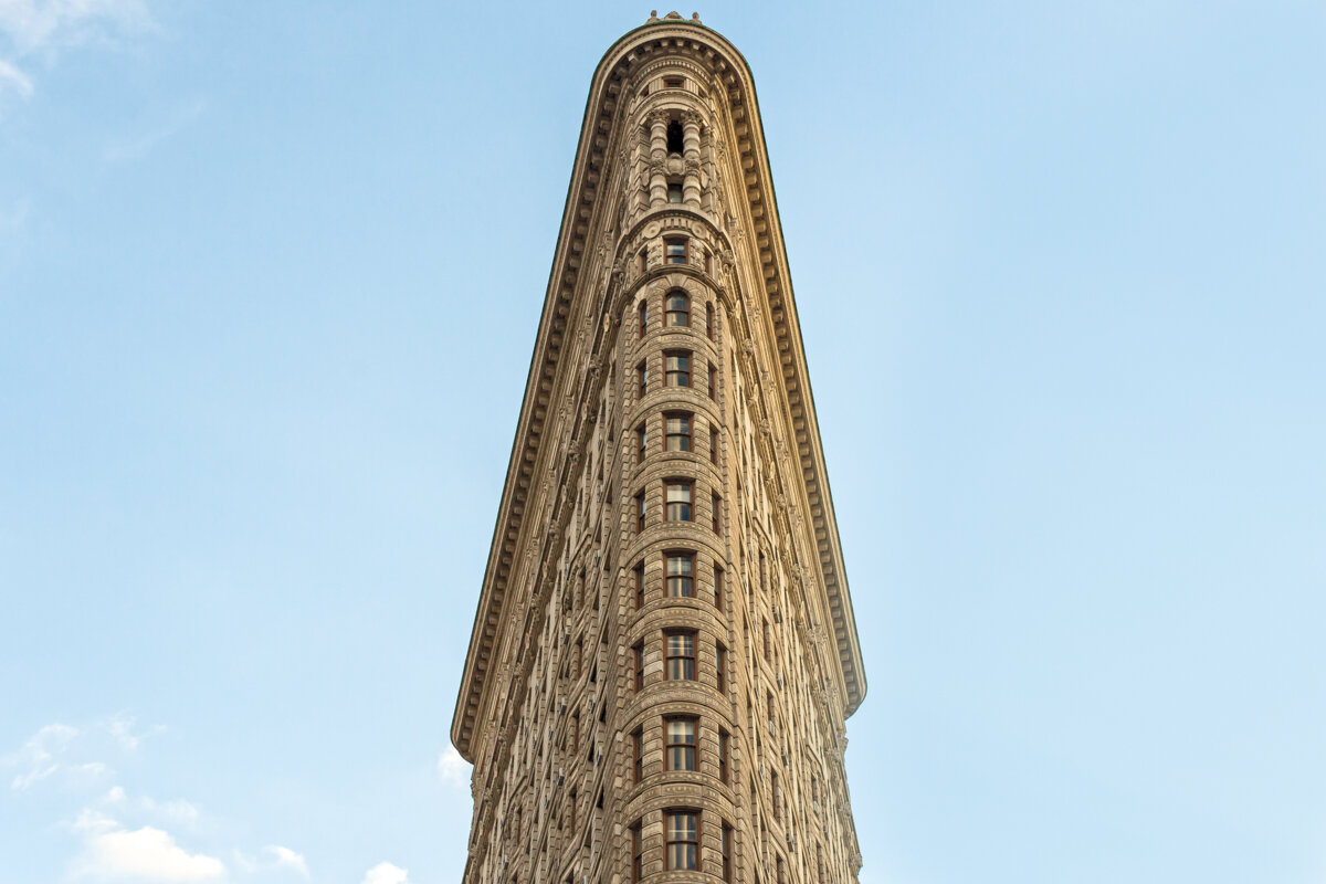 Façade du Flatiron Building de New York