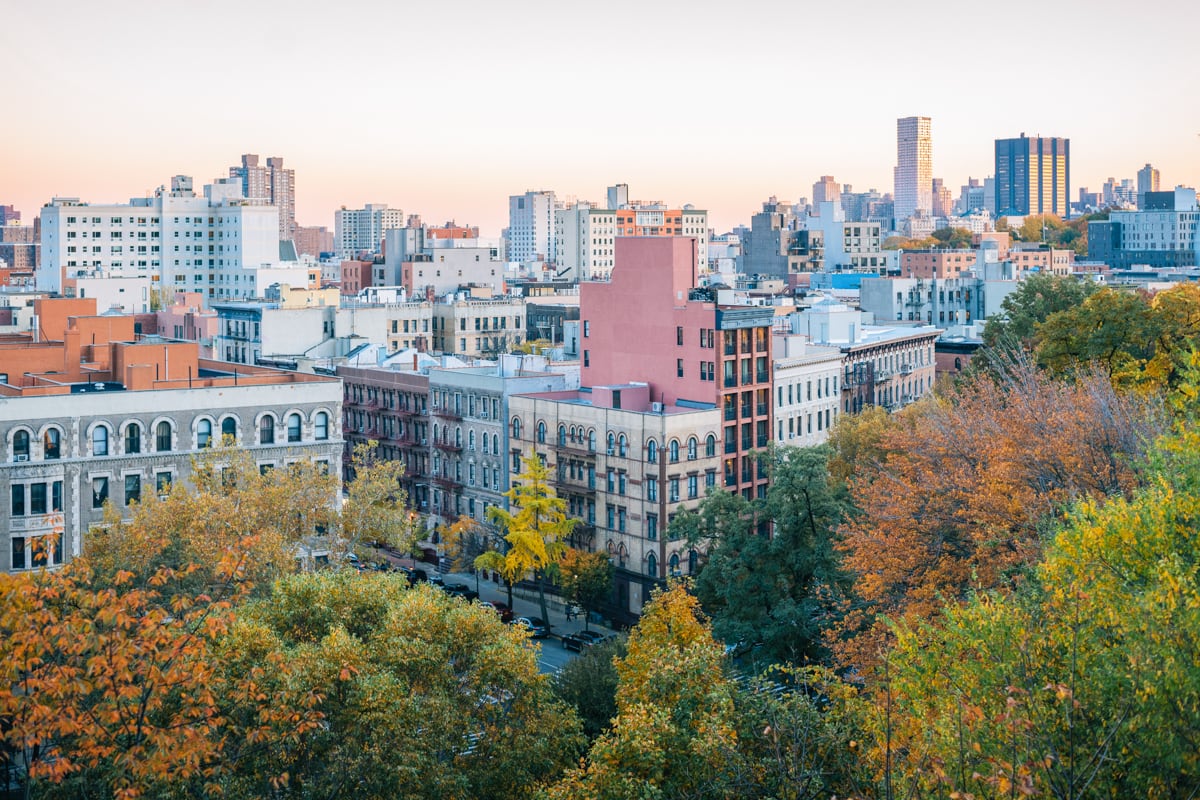 Quartier d'Harlem à Manhattan