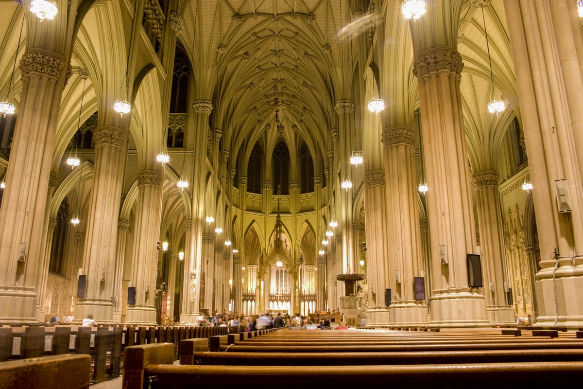 Nef de la cathédrale Saint-Patrick