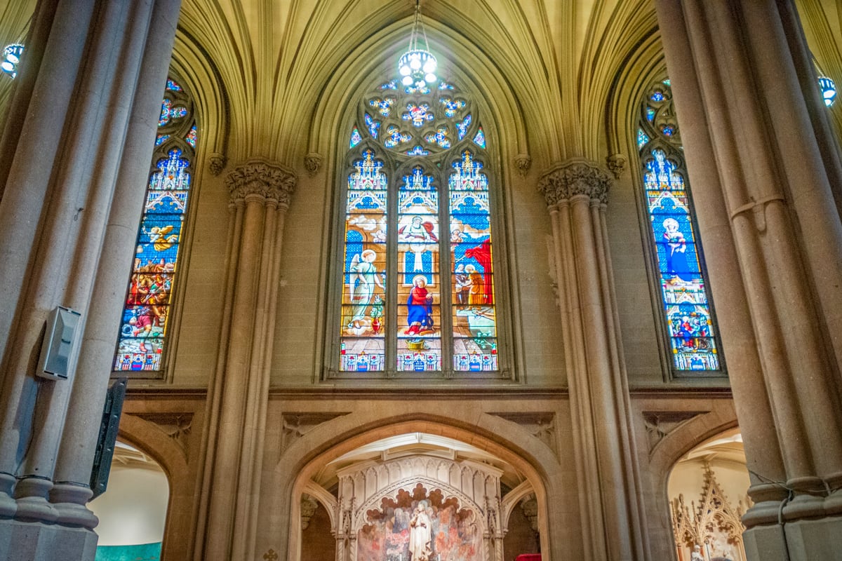 Vitrail de la cathédrale Saint-Patrick