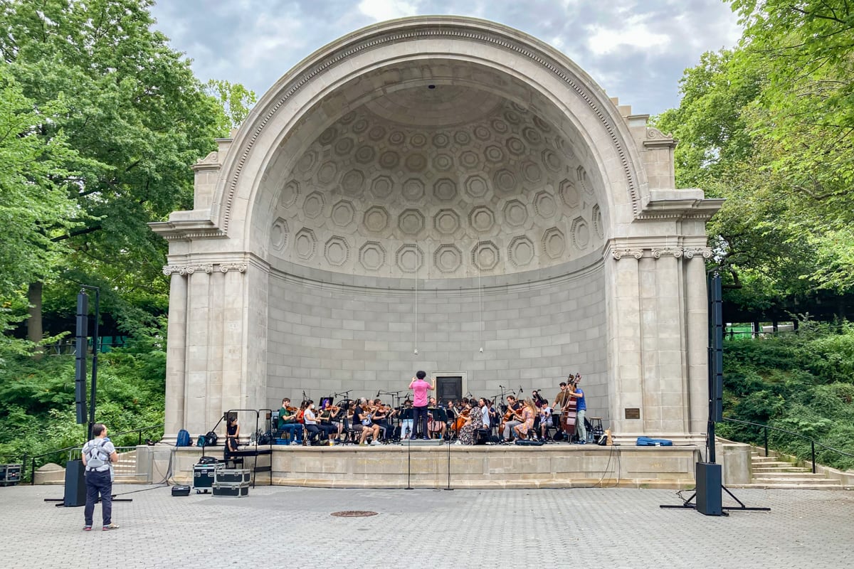 Concert symphonique à Central Park