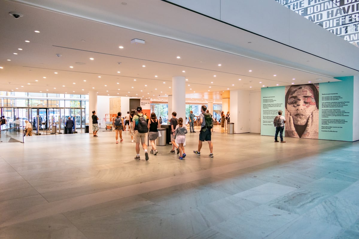 Hall d'entrée du MoMA