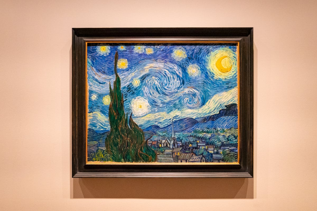 Tableau de la nuit étoilée de Van Gogh au MoMA