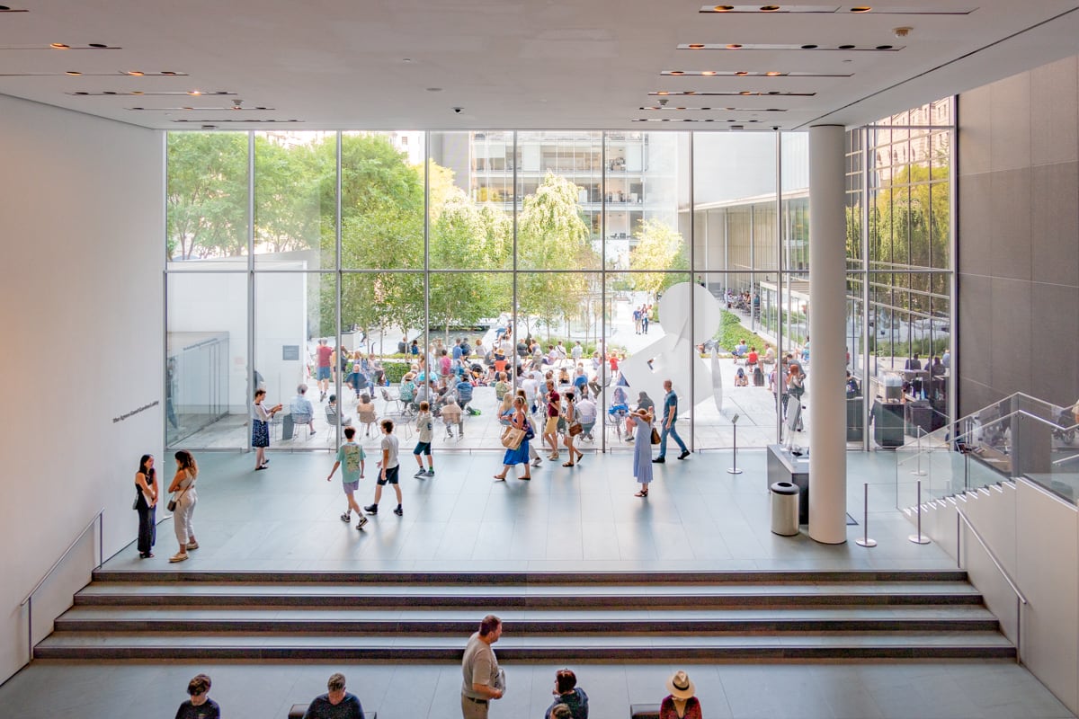 Terrasse à l'extérieur du MoMA