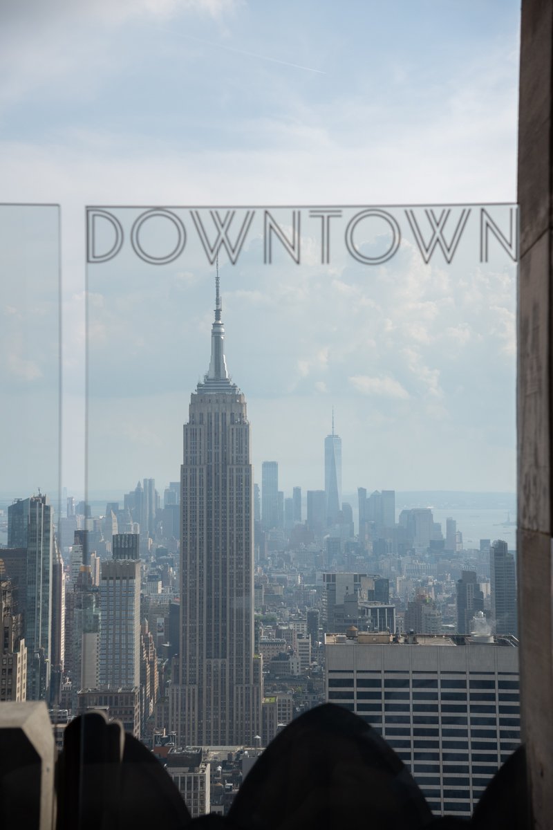 vue derrière les vitres