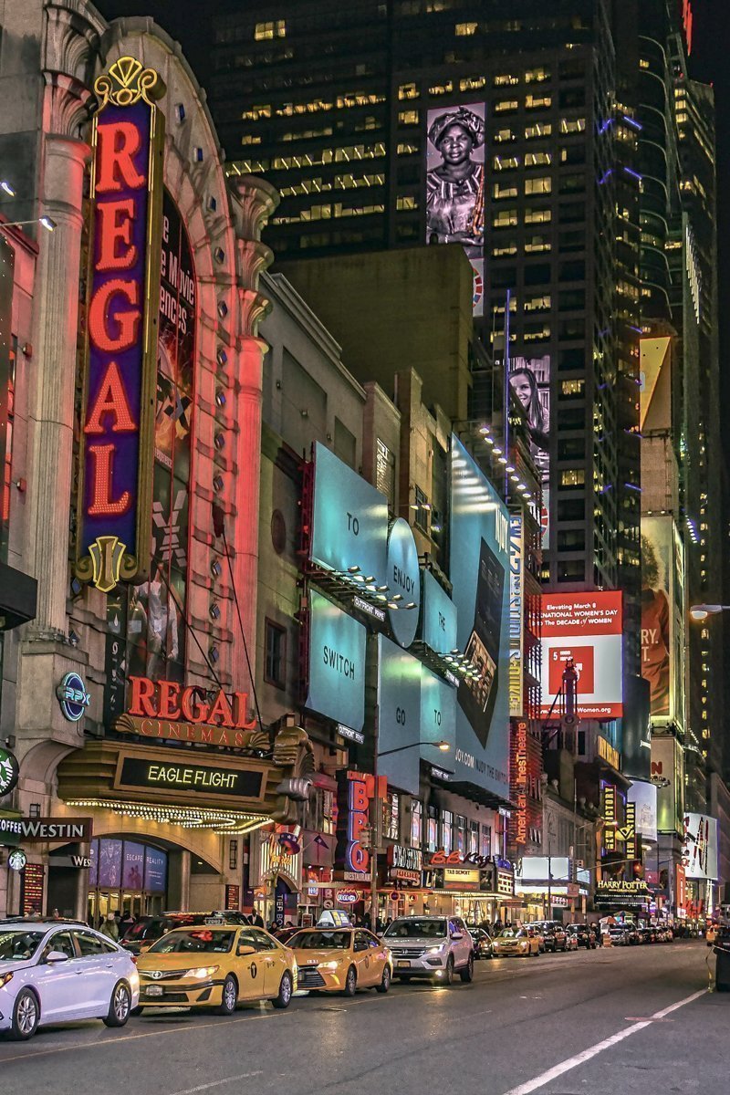 Times square de nuit