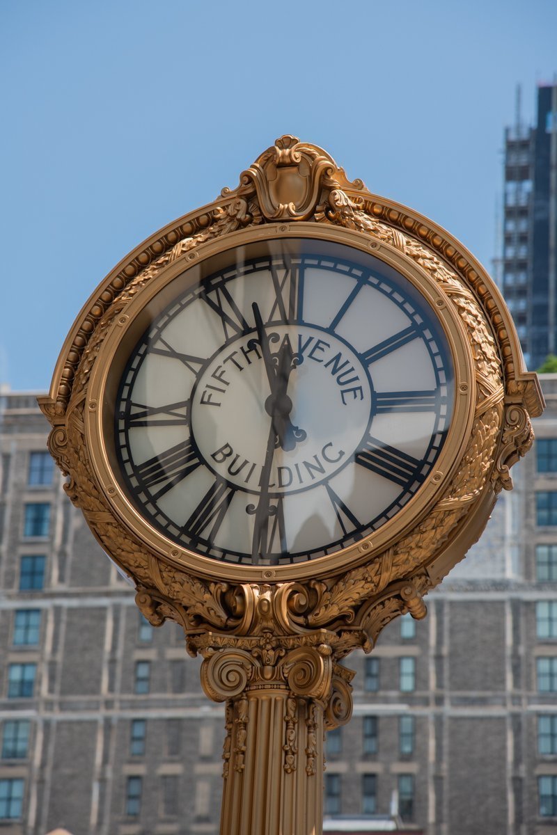 horloge de la 5th avenue