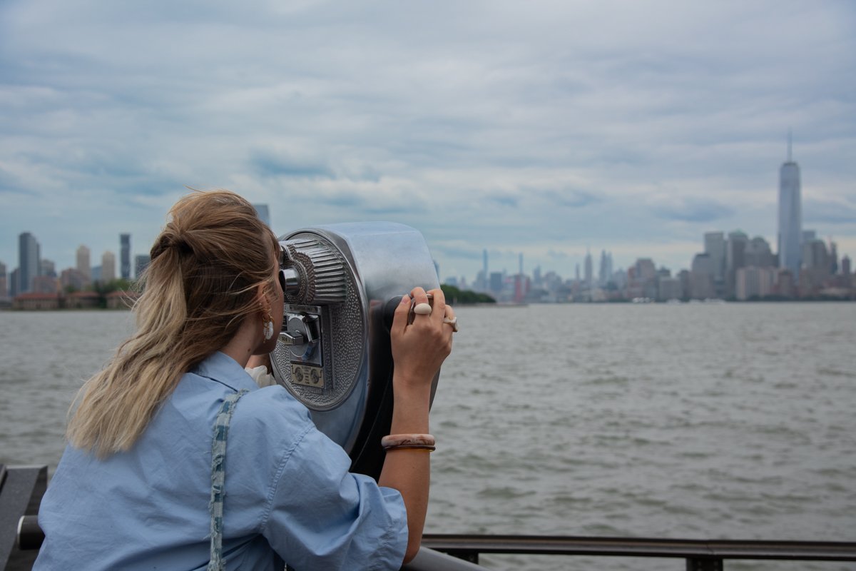 longue vue sur Manhattan