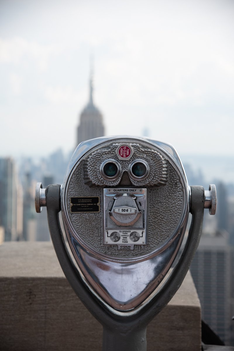 longue vue sur Manhattan