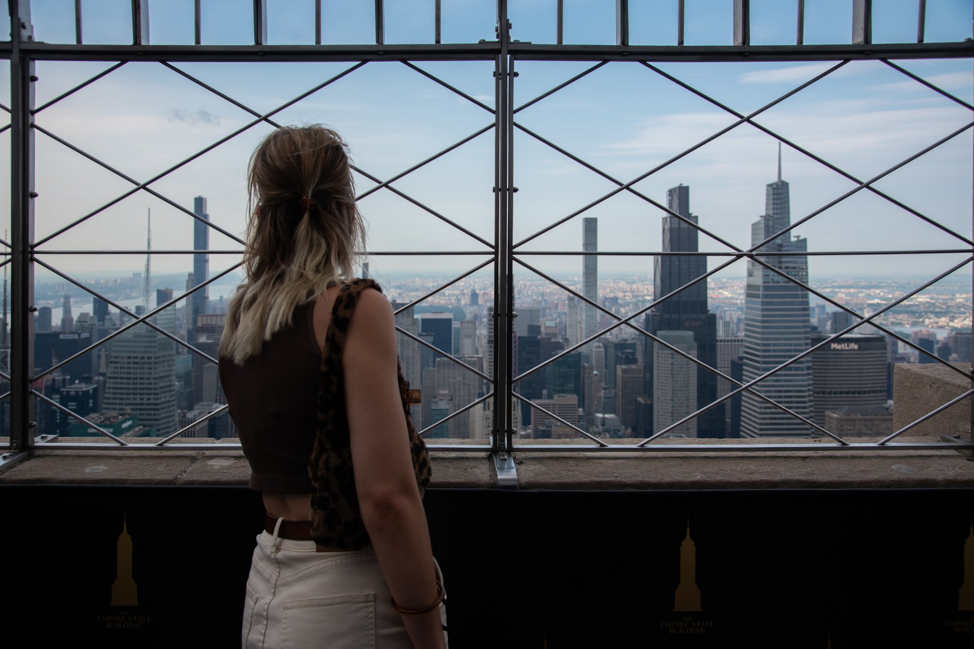 panorama depuis l'empire state