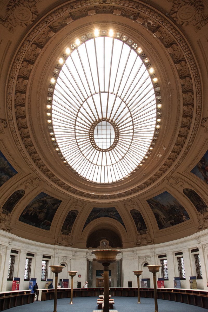 salle verrière du musée