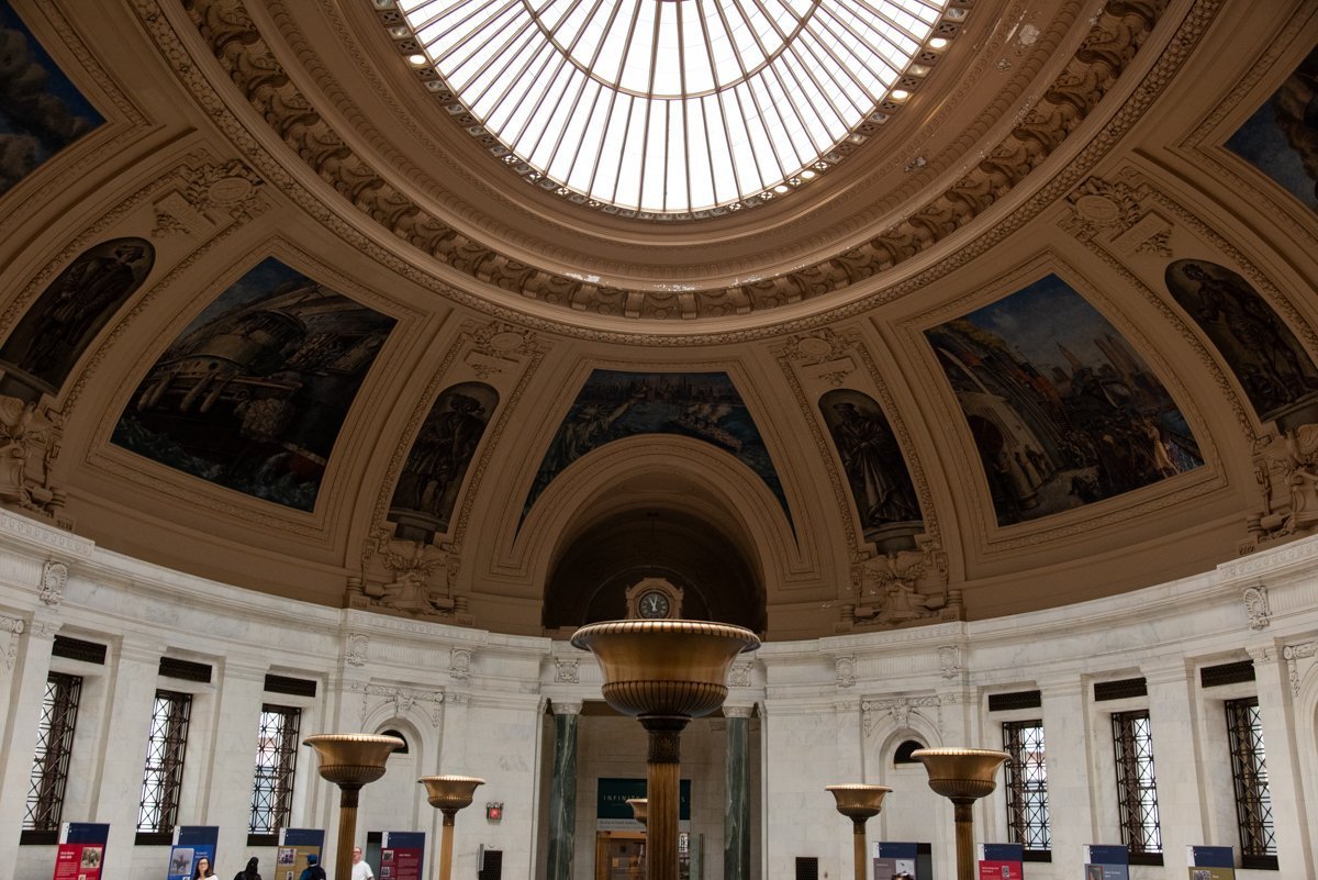 salle verrière du musée des NMAI