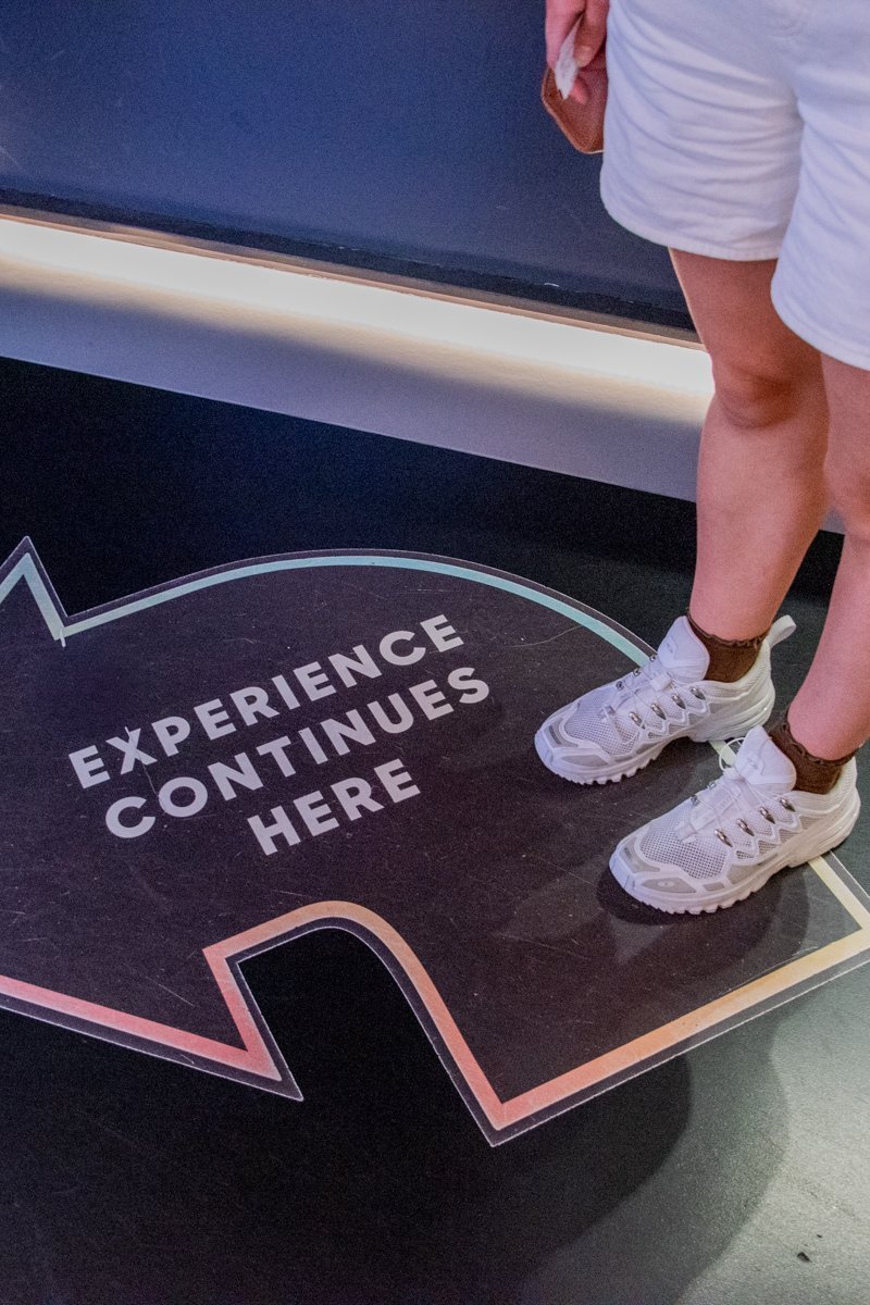 signalisation au sol sens de visite