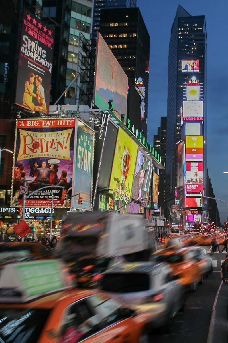 Times square de nuit