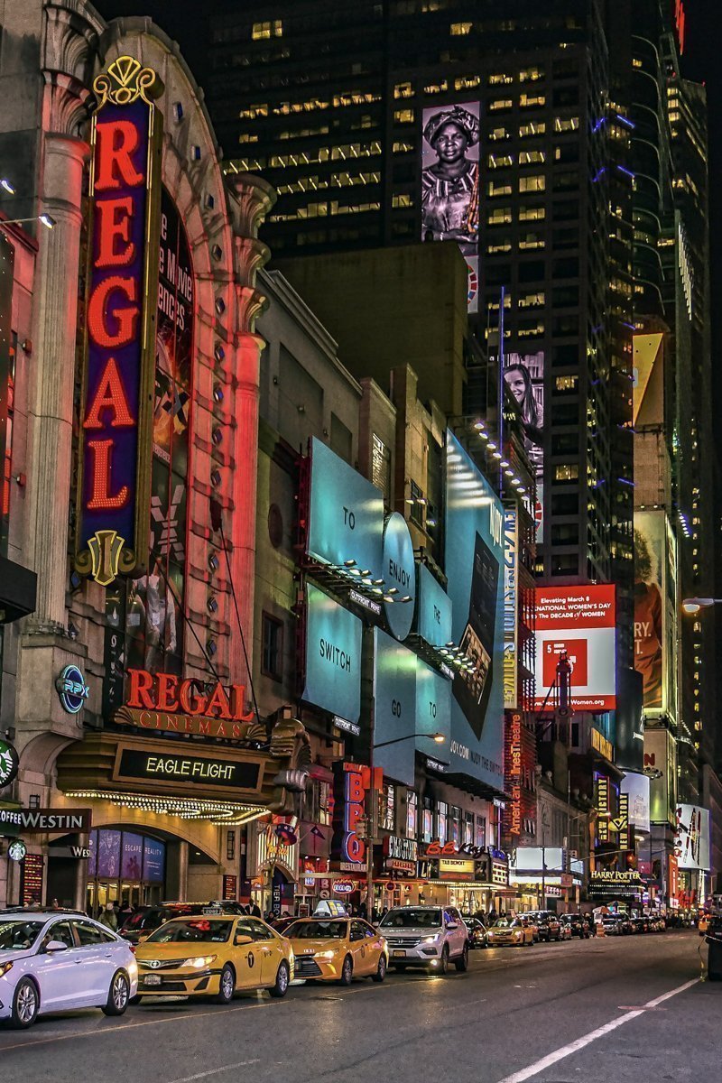 times square de nuit