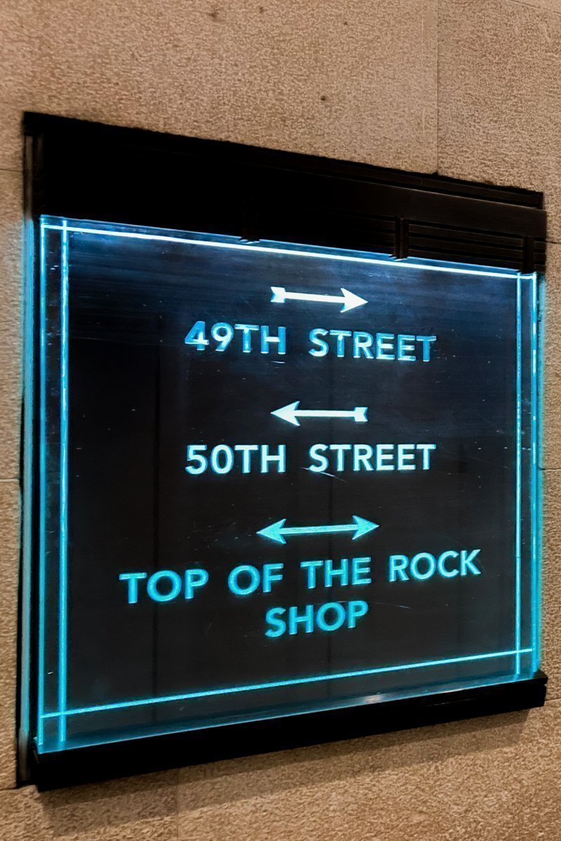 Top of the rock-panneau