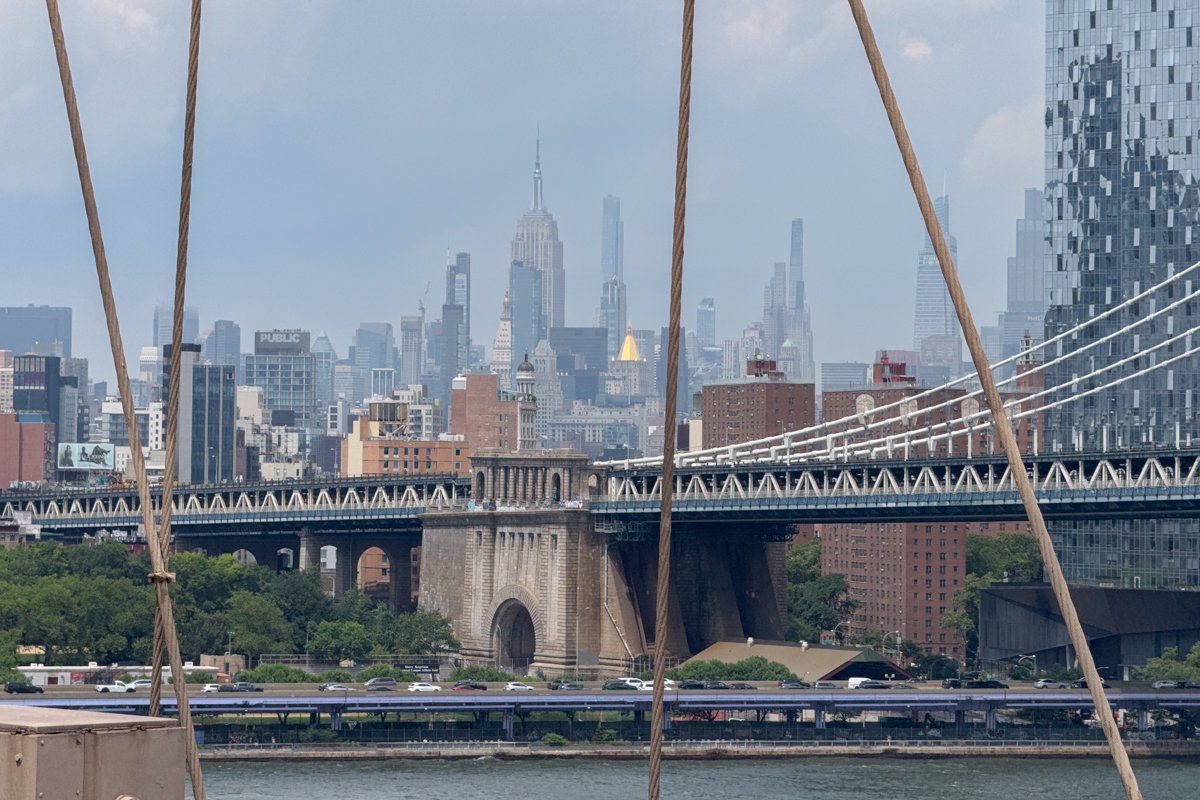 vue depuis le pont de Brooklyn