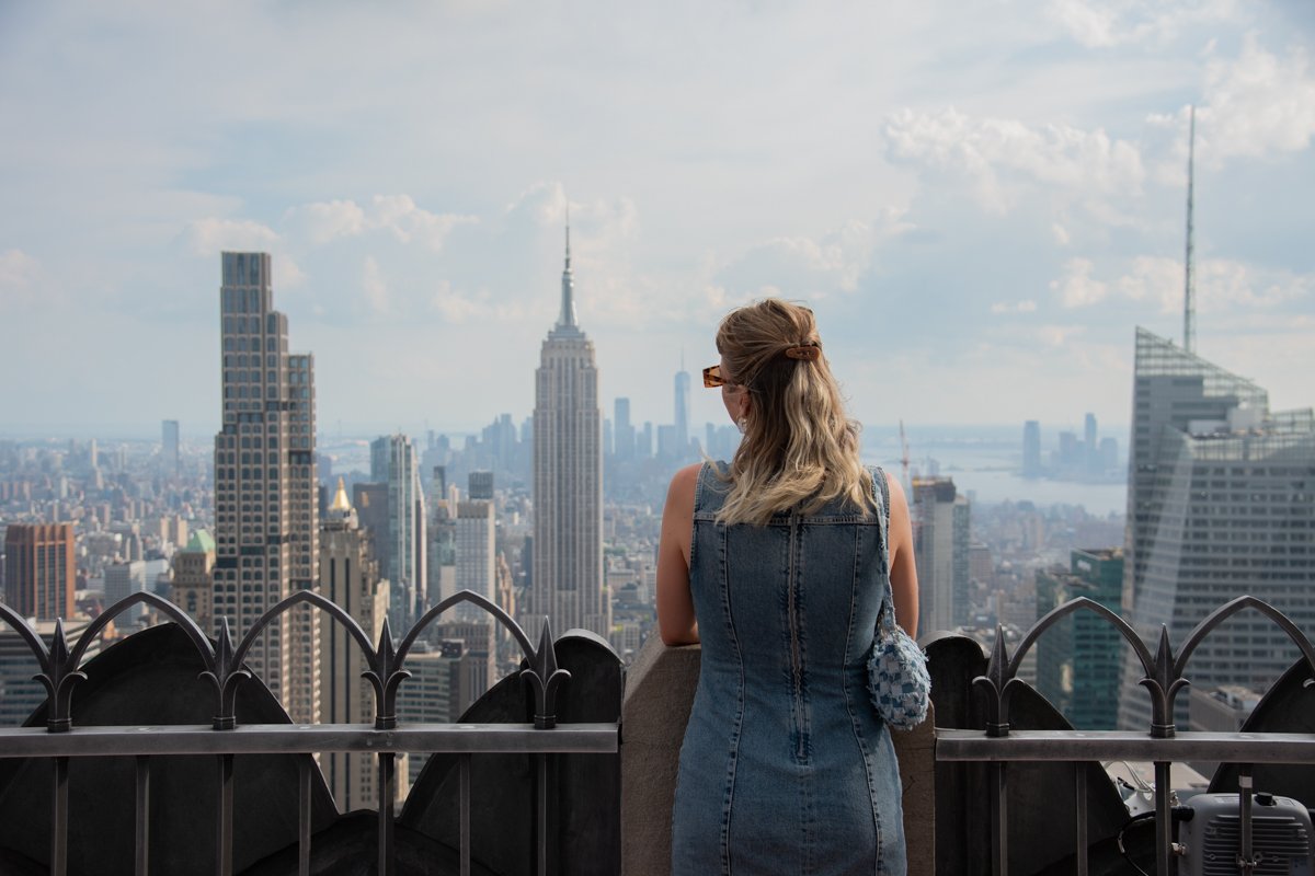 vue sur Manhattan du top of the rock