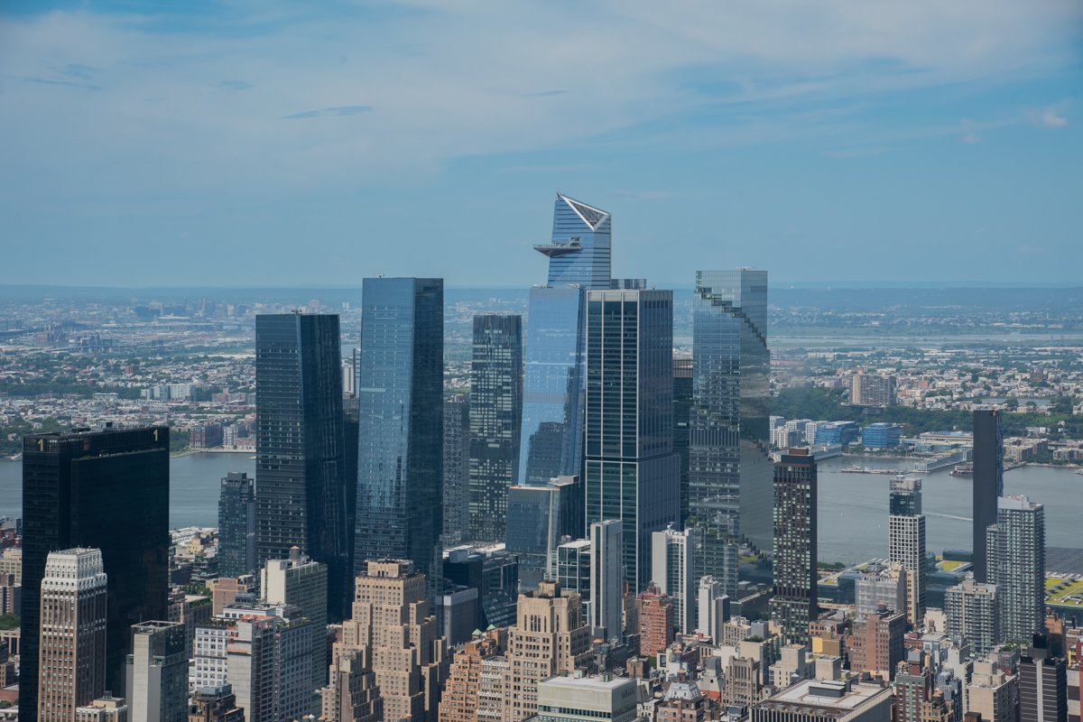 Vue sur l'extérieur avec Hudson Yards
