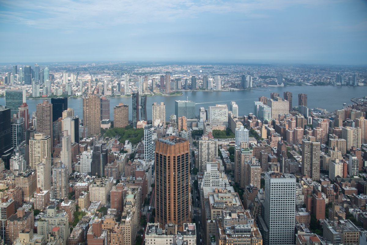 vue depuis l'empire state building