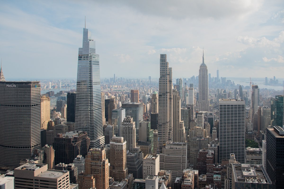 vue panoramique sur downtown