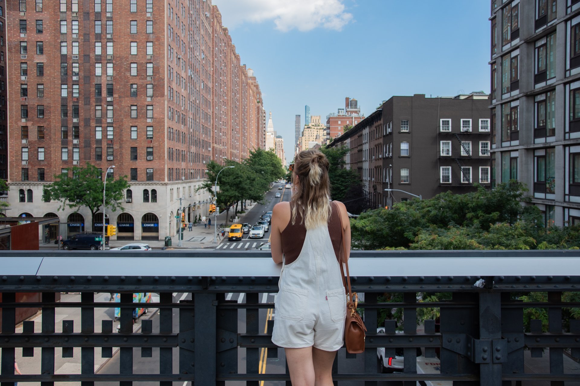 vue sur la ville depuis la highline