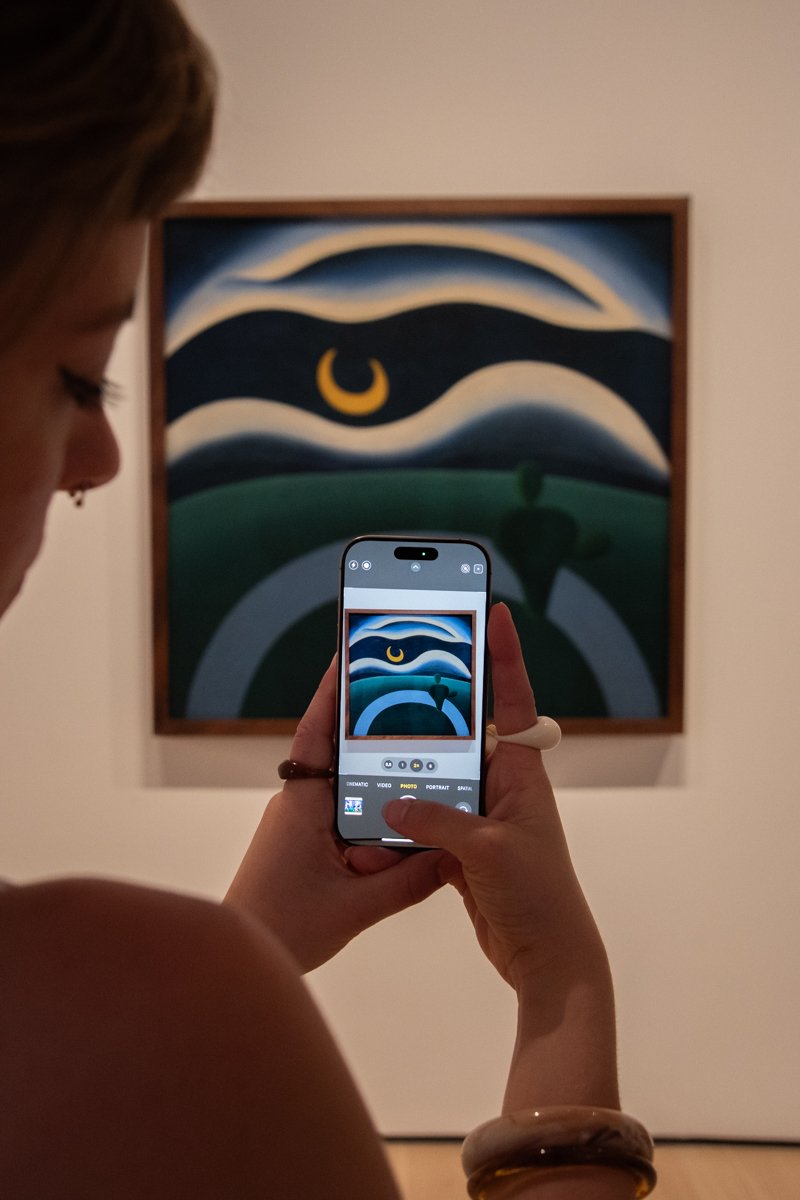 prise de photo d'une peinture