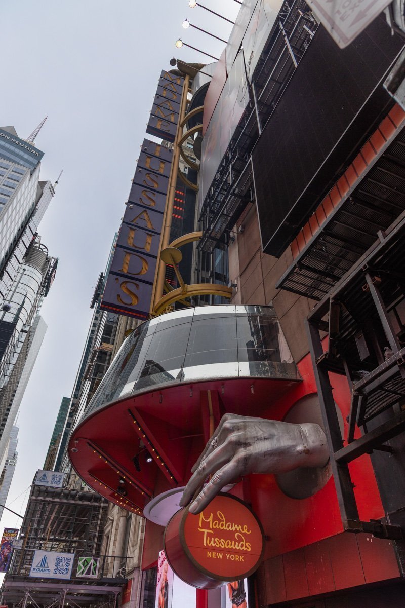 devanture du musée madame tussauds