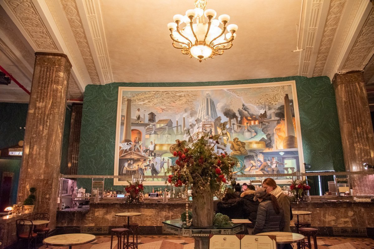 intérieur du café