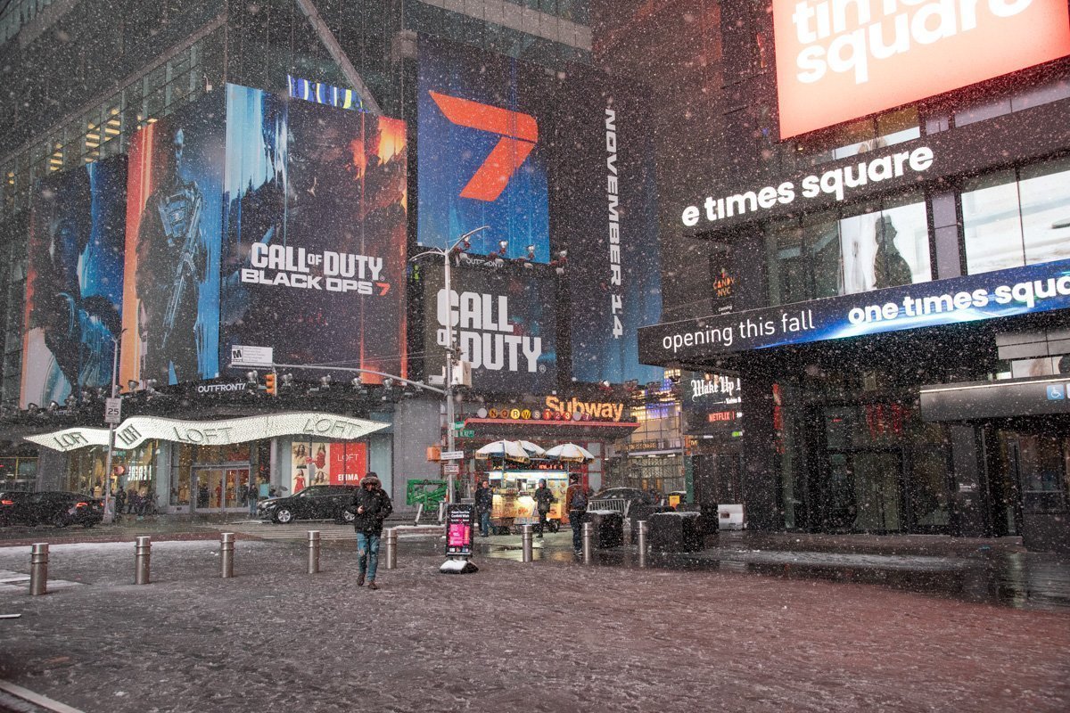 times square de nuit